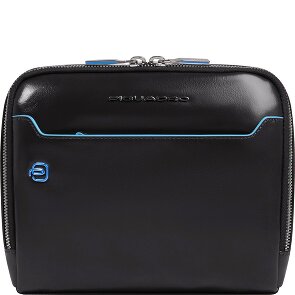 Piquadro Blue Square Sac à bandoulière Cuir véritable 21 cm