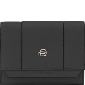 Piquadro Circle Porte-monnaie Protection RFID Cuir véritable 12 cm