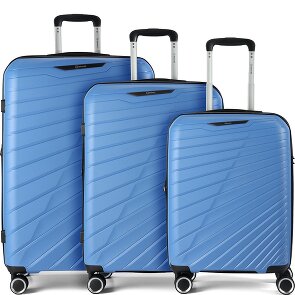 Benzi 5808 4 roulettes Set de valises 3 pièces avec soufflet d'extension
