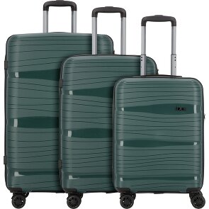 d&n Travel Line 4300 4 roues Set de valises 3 pièces