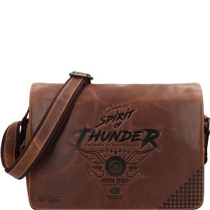 Greenburry Racing Collection Atlanta Porte-documents Messenger Cuir 36 cm