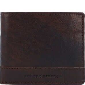 Spikes & Sparrow Porte-monnaie RFID en cuir 11 cm