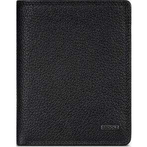 Redolz Leather Essentials HF Porte-monnaie en cuir RFID 9,5 cm dépliable
