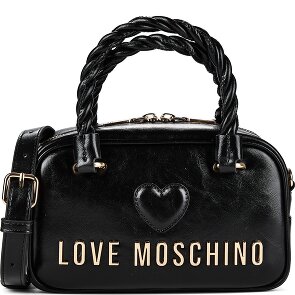 Love Moschino Nero Sac à main Cuir véritable 21 cm