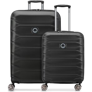 Delsey Paris Set de valises à 4 roues Meteor S+L avec soufflet d'extension