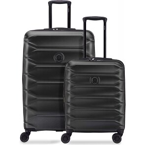 Delsey Paris Set de valises à 4 roues Meteor S+L avec soufflet d'extension