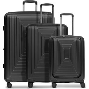 Redolz Essentials 14 4 roulettes Set de valises 3 pièces avec soufflet d'extension