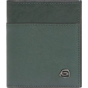 Piquadro Black Square Étui pour cartes de crédit Protection RFID Cuir véritable 9 cm