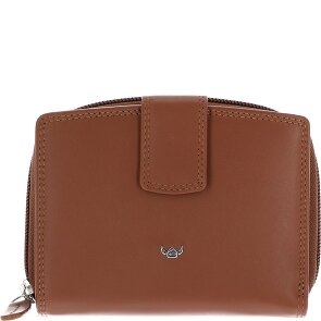 Golden Head Polo Porte-monnaie Protection RFID Cuir véritable 12 cm