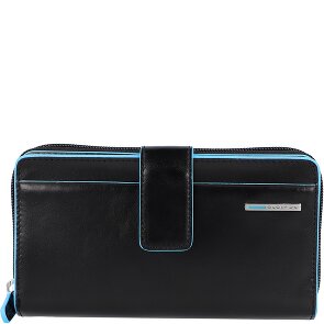 Piquadro Blue Square Porte-monnaie en cuir RFID 17,5 cm