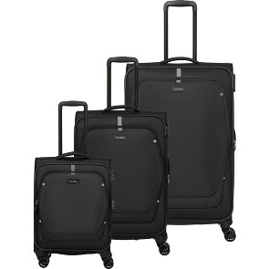 Travelite Umbria 4 roulettes Set de valises 3 pièces avec soufflet d'extension