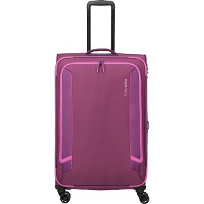Travelite Corsiica 4 roulettes Trolley L 77 cm avec soufflet d'extension