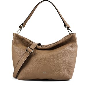 abro Ebony Sac à bandoulière Cuir véritable 39 cm