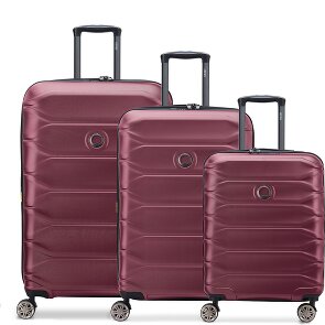 Delsey Paris Meteor 4 roulettes Set de valises 3 pièces avec soufflet d'extension