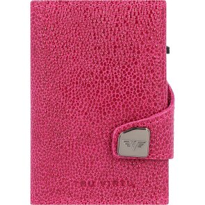 Tru Virtu Click & Slide Porte-cartes de crédit Porte-monnaie RFID en cuir 6,5 cm