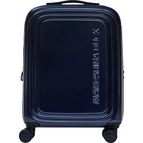 Mandarina Duck Logoduck + Metal 4 roulettes Trolley S 55 cm avec soufflet d'extension