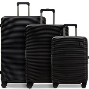 Echolac Ultima 4 roulettes Set de valises 3 pièces avec soufflet d'extension