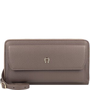AIGNER Portefeuille d'embrayage Cuir véritable 20 cm