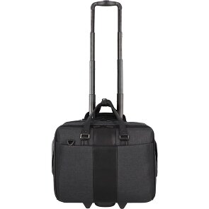 Dermata 2 roulettes Trolley d'affaires 46 cm Compartiment pour ordinateur portable