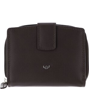 Golden Head Polo Porte-monnaie Protection RFID Cuir véritable 12 cm