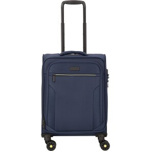 d&n Travel Line 9704 4 roues Valise cabine S 55 cm avec soufflet d'extension