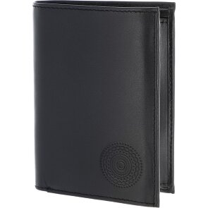 oxmox Leather Porte-monnaie Protection RFID Cuir véritable 13 cm