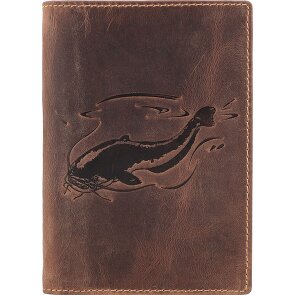 Greenburry Étui à documents vintage en cuir 12 cm