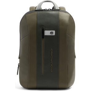 Piquadro Zaino Daypack Cuir véritable 42 cm Compartiment ordinateur
