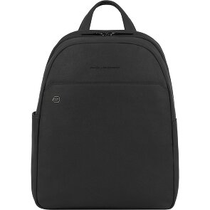 Piquadro Black Square Daypack Cuir 36 cm Compartiment pour ordinateur portable