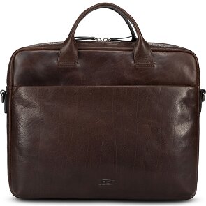 Jost Glasgow Attaché-case Cuir véritable 37 cm Compartiment ordinateur