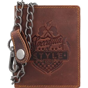 Greenburry Racing Collection Nashville Porte-monnaie RFID en cuir 10 cm