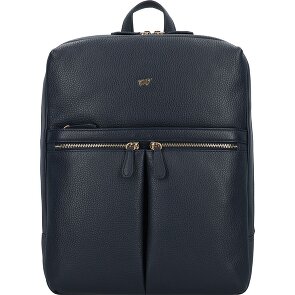 Braun Büffel Hanna Sac à dos professionnel M Cuir véritable 40 cm Compartiment ordinateur