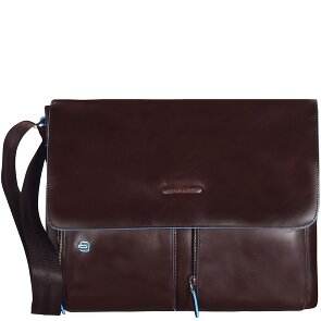 Piquadro Blue Square Messenger en cuir 37 cm Compartiment pour ordinateur portable