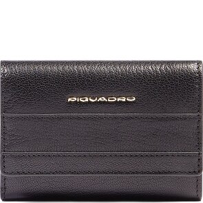 Piquadro Patricia Porte-monnaie Protection RFID Cuir véritable 9 cm