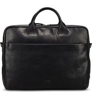 Jost Glasgow Attaché-case Cuir véritable 40 cm Compartiment ordinateur