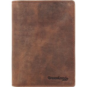 Greenland Nature Montenegro Porte-passeport RFID en cuir 12 cm