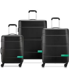 Delsey Paris x United Colors of Benetton Now Hardside Set de valises à 4 roulettes 3 pcs. avec soufflet extensible