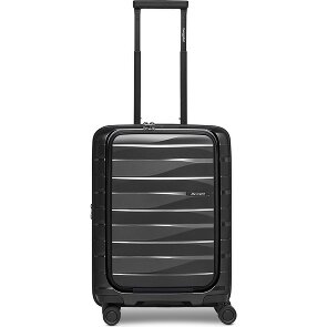 Bergpfeil Travel 4 roulettes Trolley de cabine 55 cm Compartiment pour ordinateur portable avec soufflet d'extension