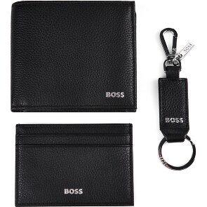 Boss GB Porte-monnaie Cuir véritable 11 cm Boîte cadeau