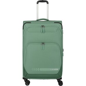 Travelite Kick Off 4 roues Valise cabine L 78 cm avec soufflet d'extension