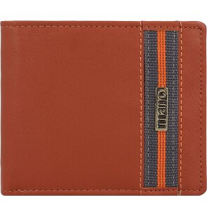 mano Don Leonardo Porte-monnaie RFID en cuir 11,5 cm