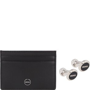 Boss GB Étui pour cartes de crédit Cuir véritable 10 cm Boîte cadeau