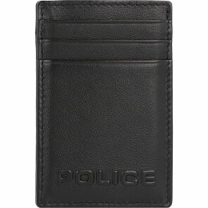 Police PT389-08536 Porte-cartes de crédit en cuir 7 cm avec pince à billets