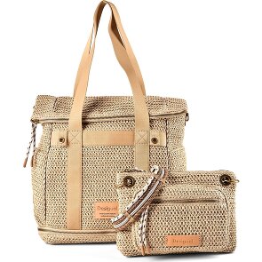 Desigual Raffia Sac à bandoulière 29 cm avec soufflet d'extension