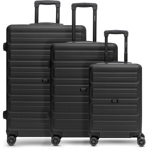 Redolz Essentials 08 3-SET 4 roulettes Set de valises 3 pièces