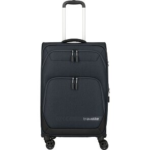 Travelite Kick Off 4 roues Valise cabine M 67 cm avec soufflet d'extension