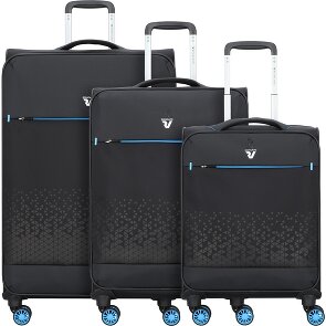 Roncato Crosslite 4 roues Set de valises 3 pièces avec soufflet d'extension
