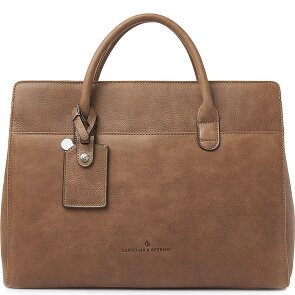 Castelijn & Beerens Carisma Sac de shopper Protection RFID Cuir véritable 41 cm Compartiment ordinateur