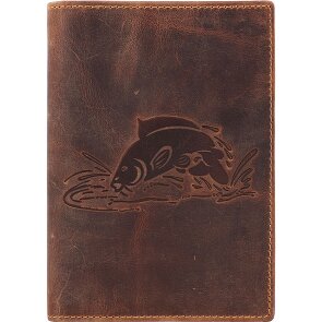 Greenburry Étui à documents vintage en cuir 12 cm