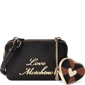 Love Moschino Heart Charm Sac à bandoulière Cuir véritable 20 cm